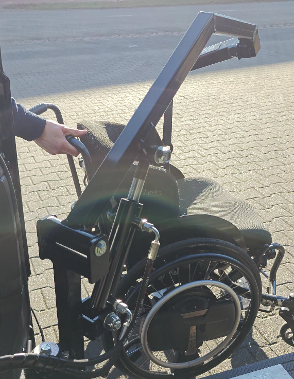 Rolstoel tillen met lift